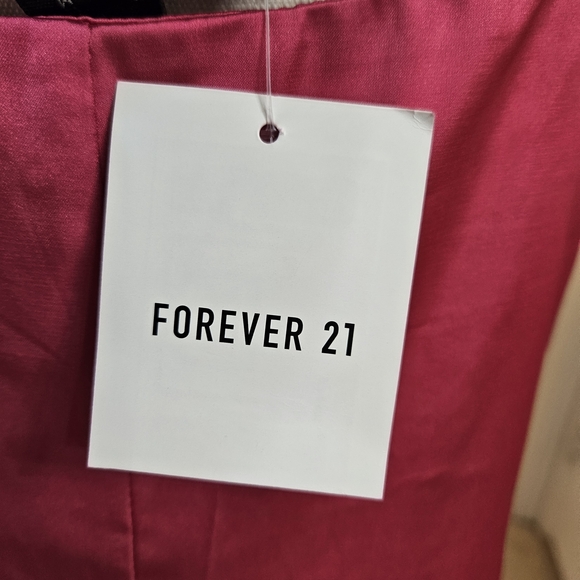 Forever 21 Pink Midi Dress - Picture 10 of 11